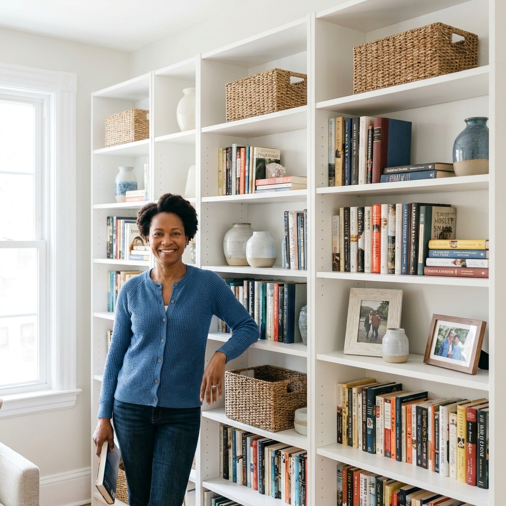 12 Freestanding Shelving Units That Look Like Custom Built-Ins