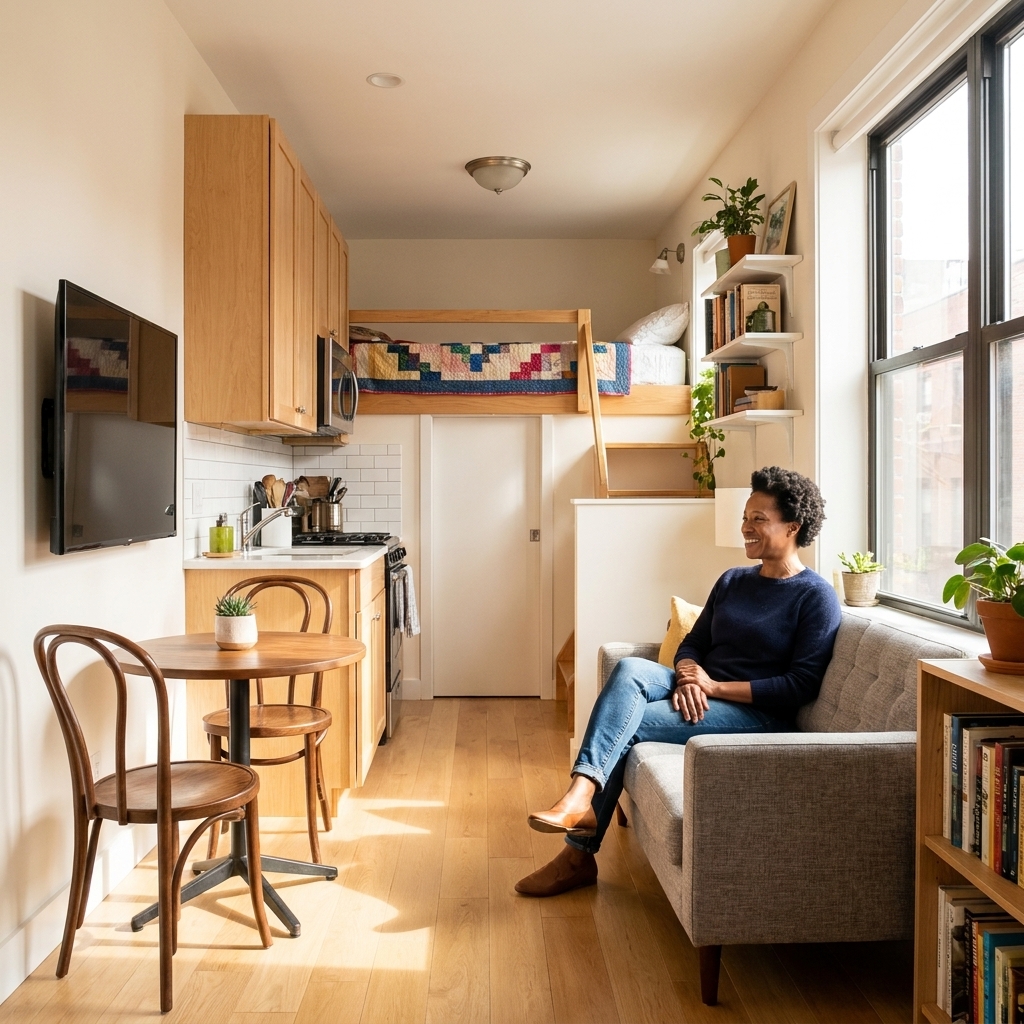 Open Concept vs. Broken Plan for Micro-Apartments
