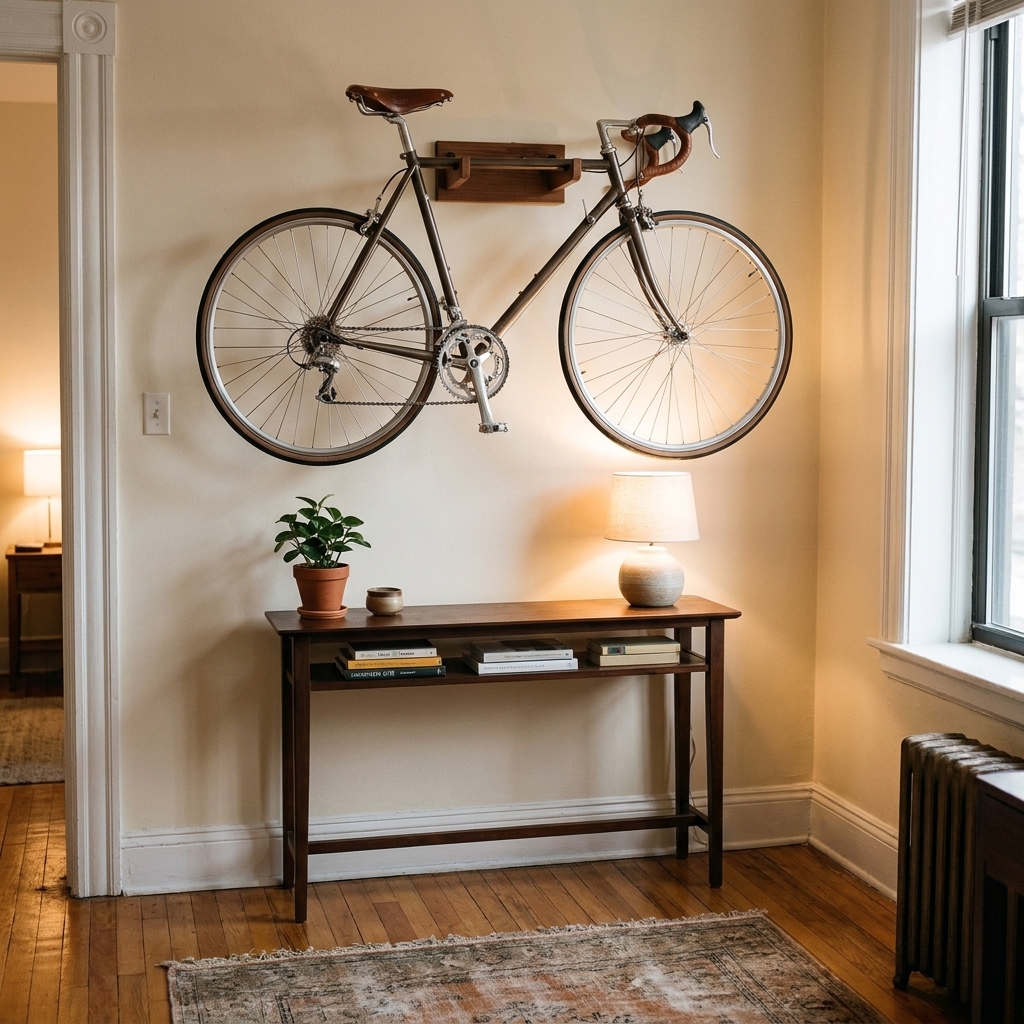 Store a Bike in a Small Apartment Without Wrecking Your Decor