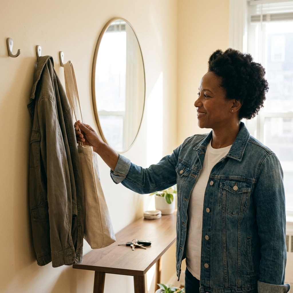 Create an Entryway When You Don’t Have One