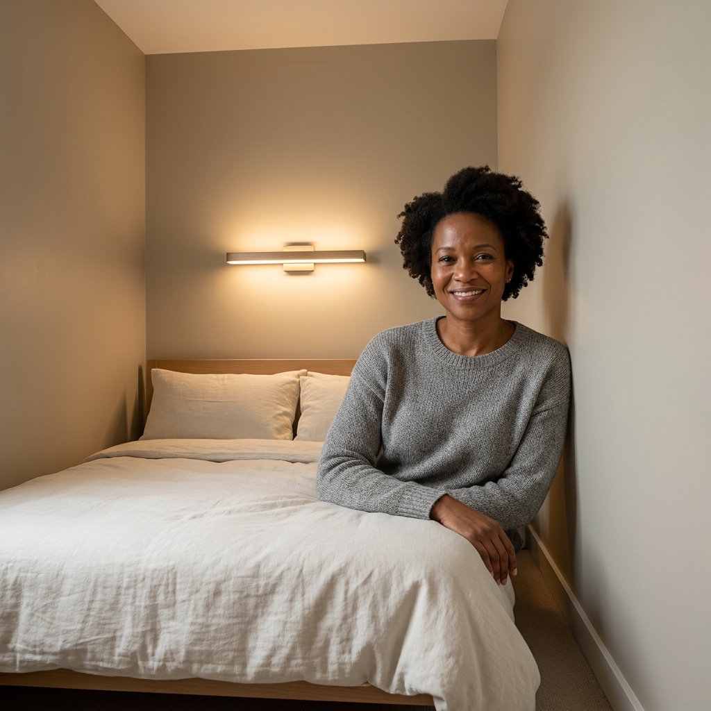 Where to Put Your Bed When the Room Is Barely Bigger Than the Mattress